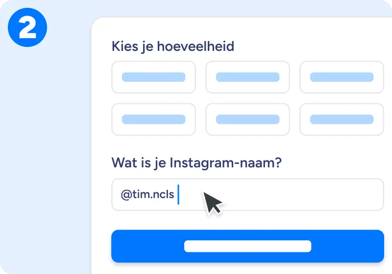 Profielgegevens invoeren