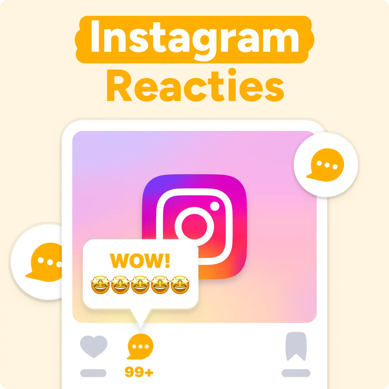 Instagram Reacties kopen Mockup