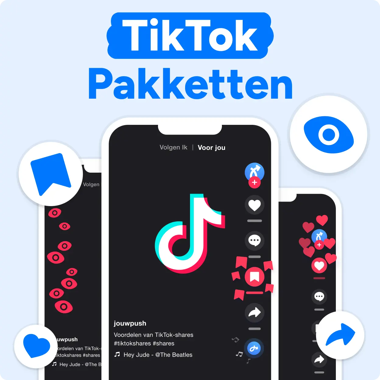 TikTok Pakketten kopen Mockup